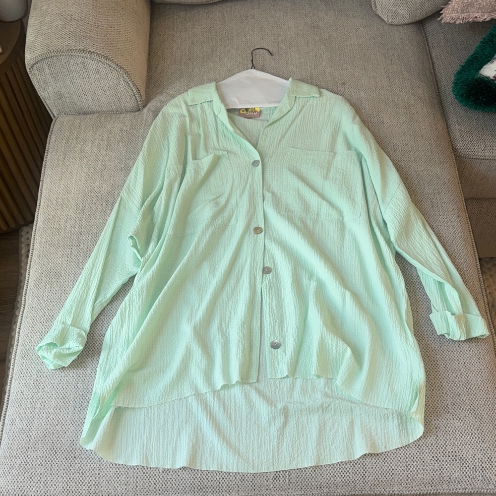 Show me your mumu button down/ cover up